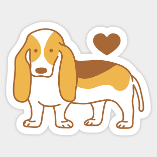 Basset Hound Sticker